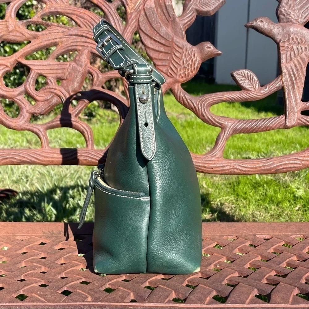 Vintage Dooney & Bourke Alyssa Saffiano Leather Shoulder Bag